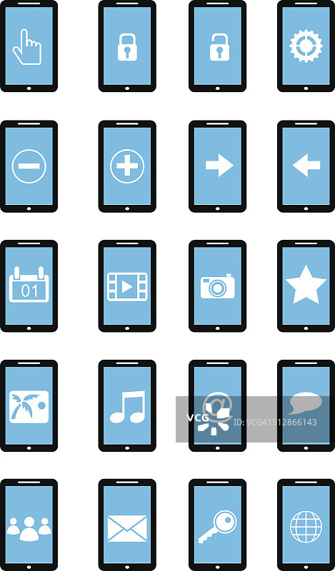 手机按键合集图片素材