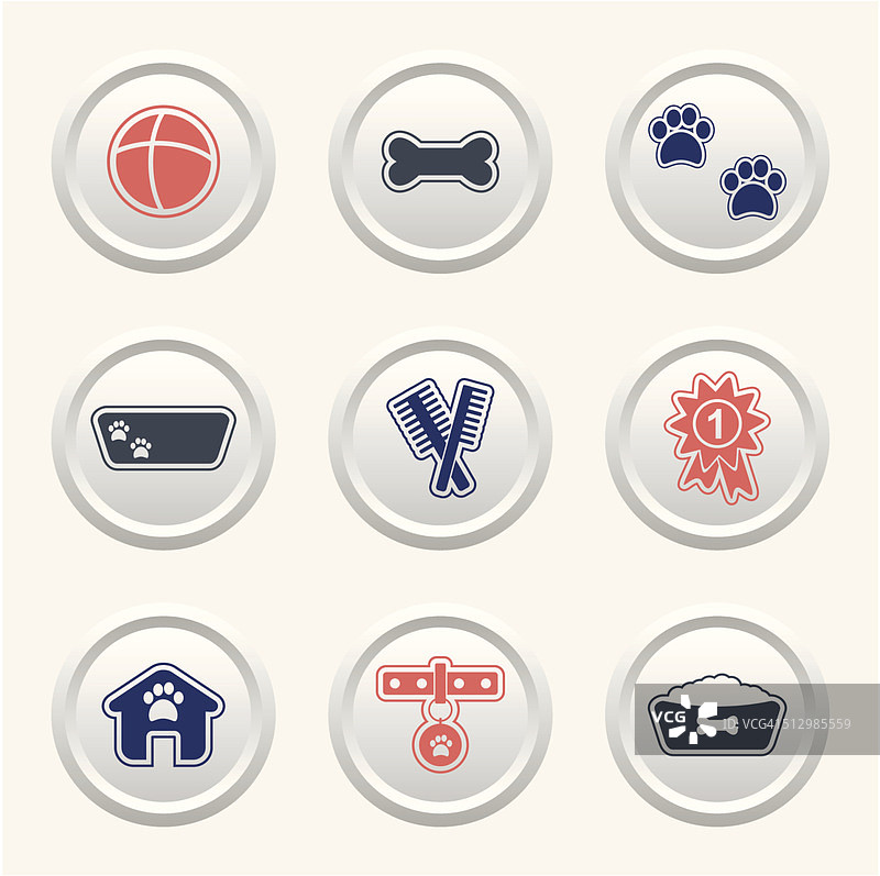 小狗图标图片素材