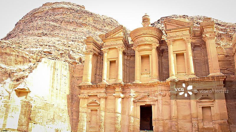 佩特拉修道院特写图片素材