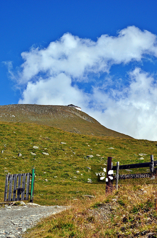 厄茨塔尔山谷，奥伯格格尔的霍赫穆特图片素材
