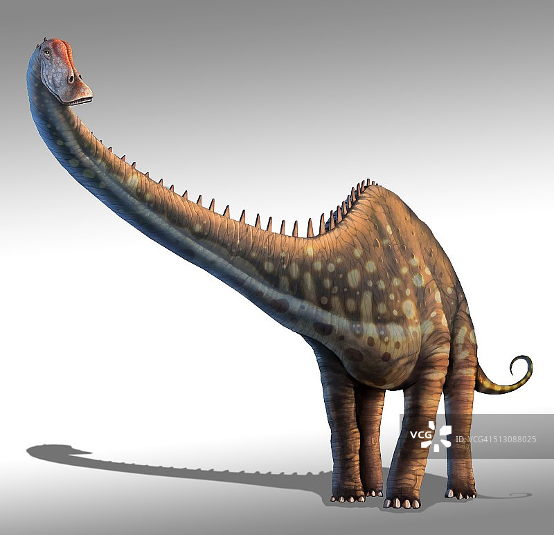 梁龙恐龙艺术作品图片素材