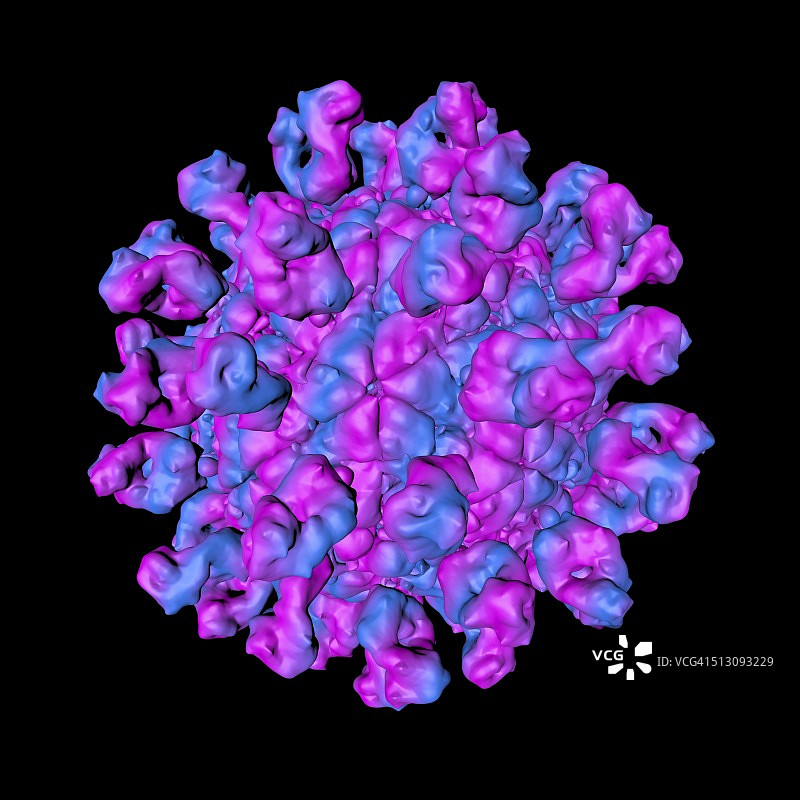 口蹄疫病毒，艺术作品图片素材