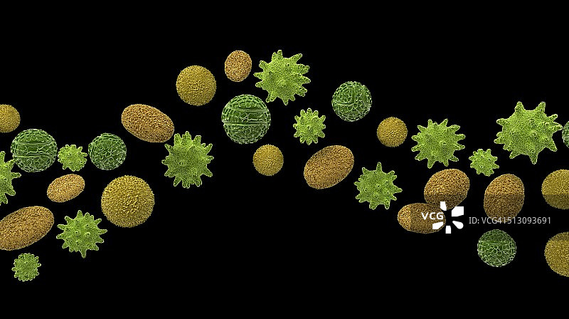 花粉艺术作品图片素材