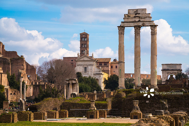 意大利罗马的罗马广场图片素材