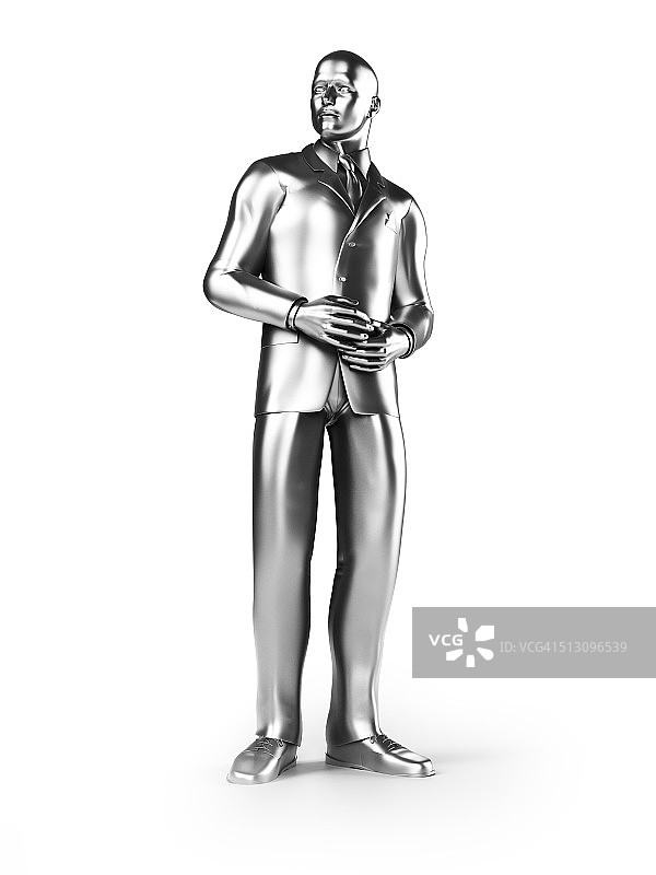商人站立，艺术作品图片素材