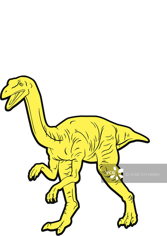 草食性恐龙（Troodon）图片素材