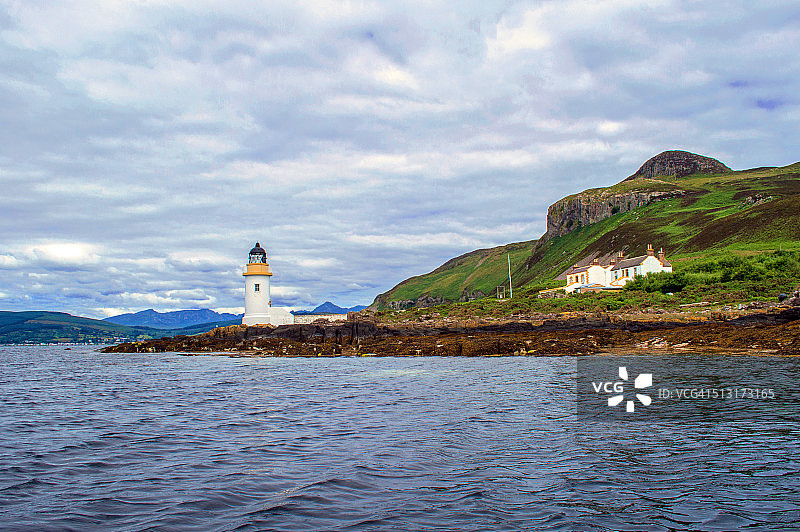 阿伦岛圣岛的内灯塔图片素材