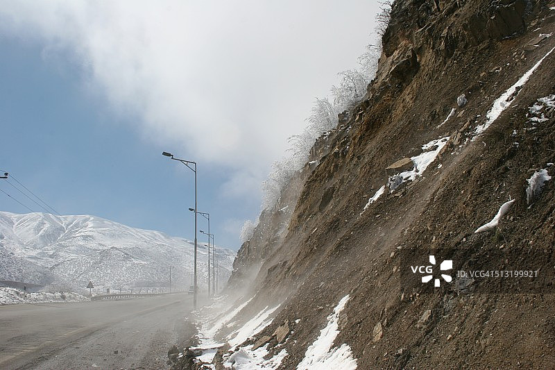 菲鲁兹库赫公路加杜克峡谷图片素材