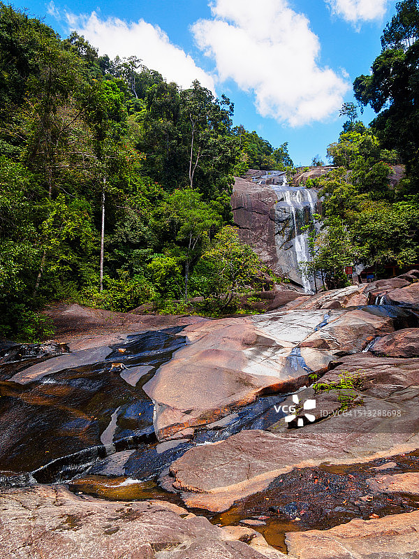 马来西亚兰卡威七 wells 瀑布图片素材