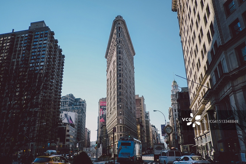 纽约熨斗大厦图片素材