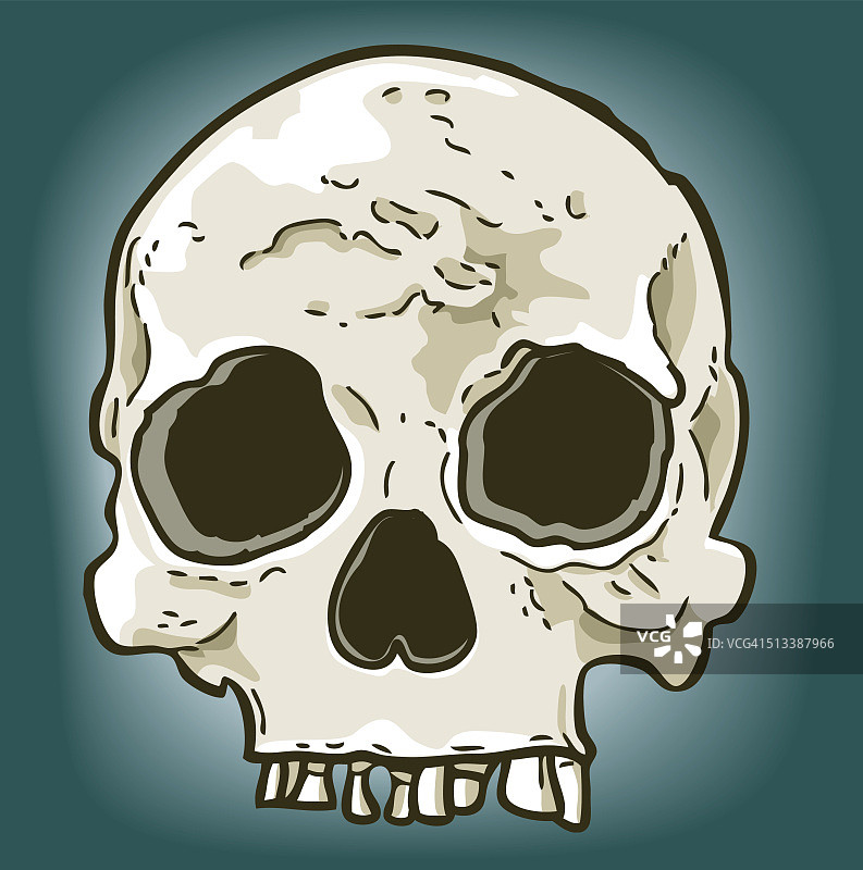 酷炫骷髅矢量图图片素材