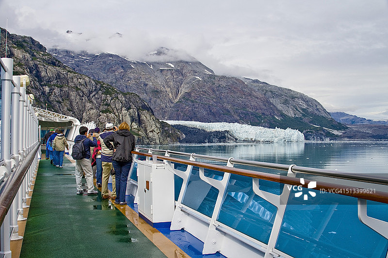 阿拉斯加冰川湾巡游图片素材