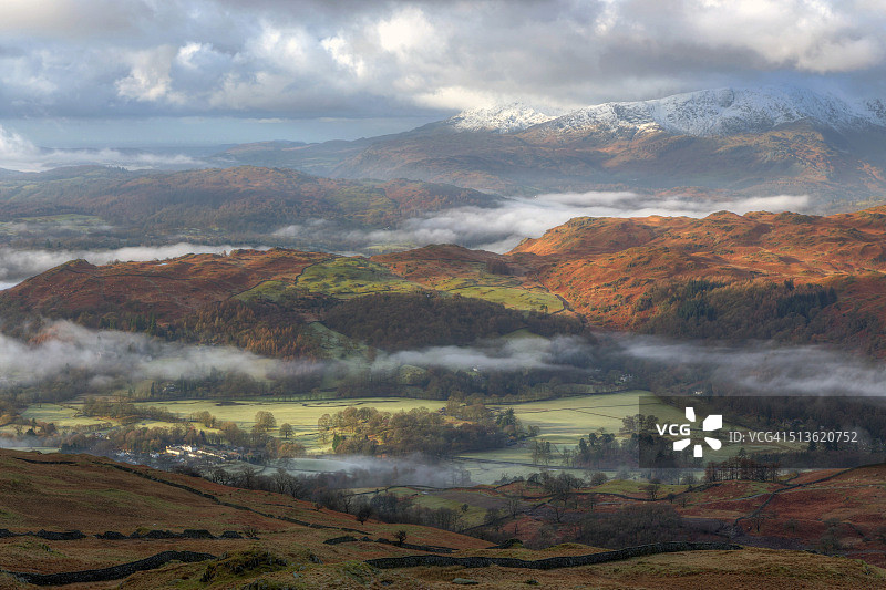 湖区风光图片素材