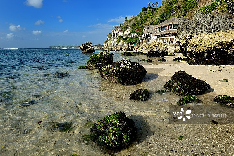 巴厘岛帕当帕当海滩，印度尼西亚图片素材