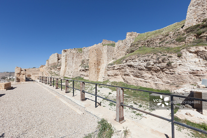 约旦卡拉克城堡图片素材