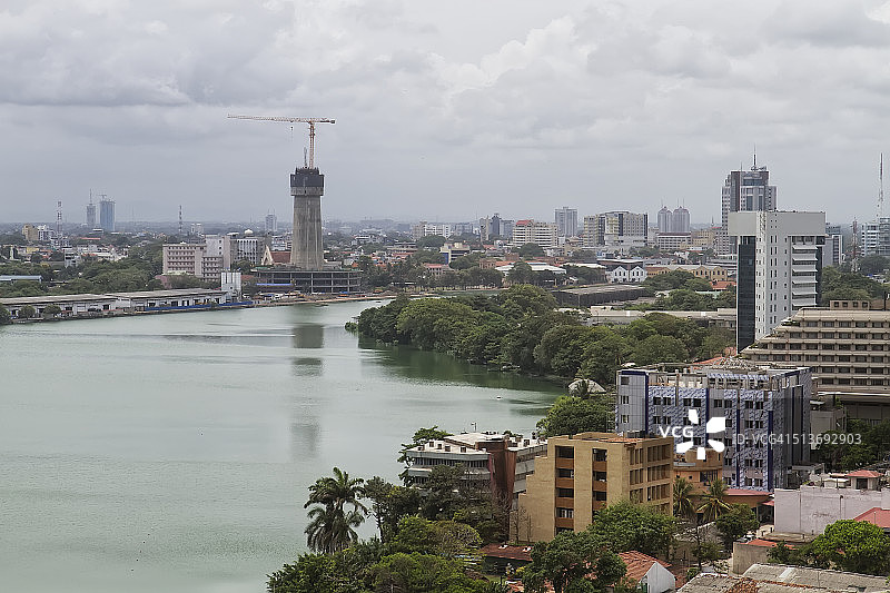 科伦坡天际线图片素材