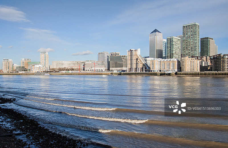 泰晤士河开发图片素材