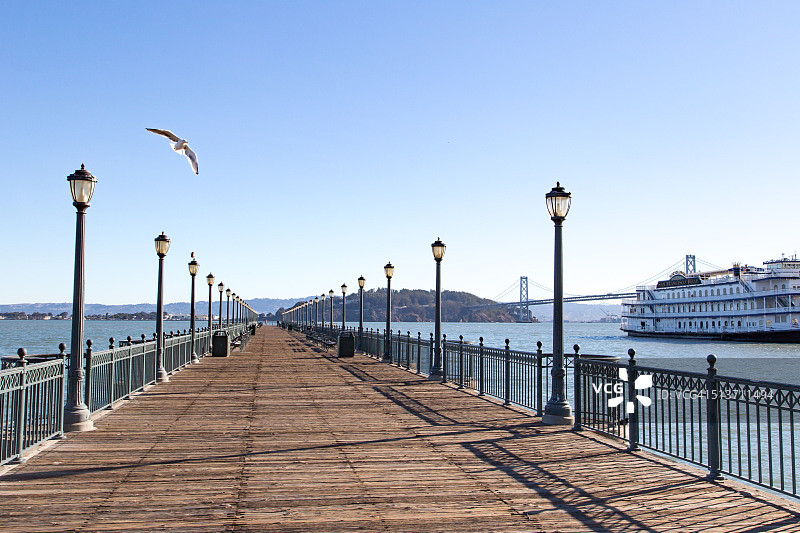 旧金山7号码头风光图片素材