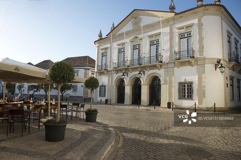 葡萄牙阿尔加维地区法鲁市政厅图片素材