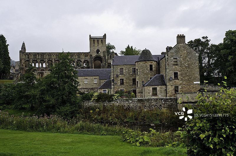 苏格兰杰德堡修道院图片素材