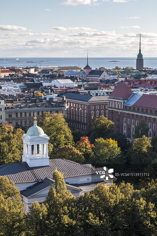 赫尔辛基天际线图片素材