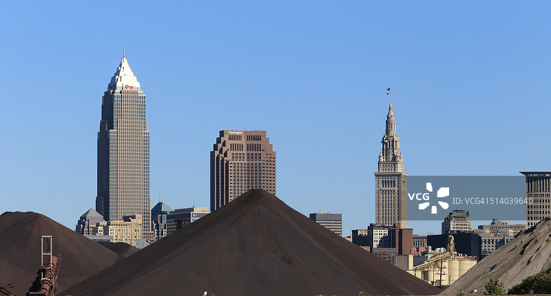 美国俄亥俄州克利夫兰工业景观图片素材