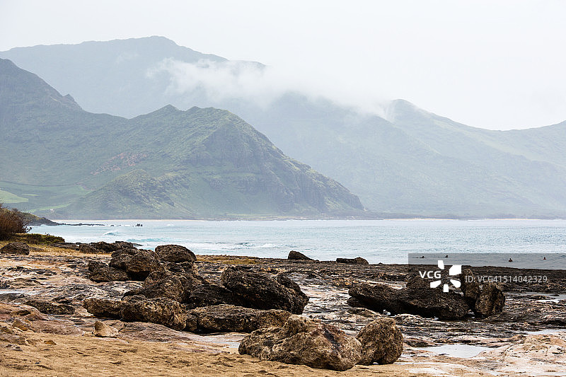 瓦胡岛西海岸线图片素材