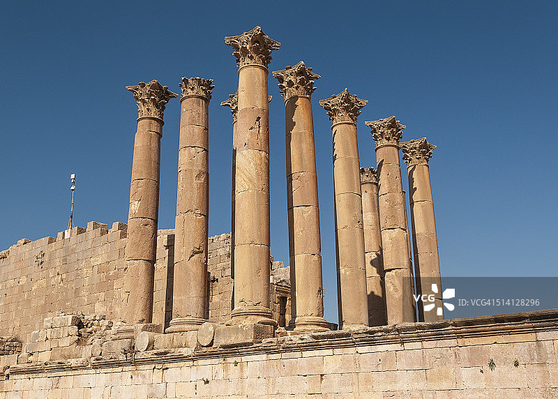 约旦杰拉什阿耳忒弥斯神庙图片素材