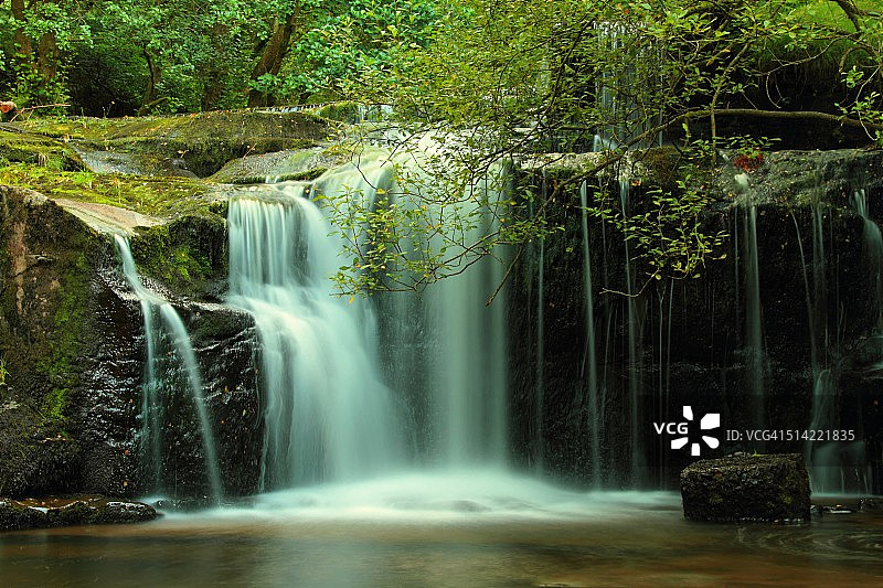 卡尔凡内尔河-布莱恩-Y-格林瀑布图片素材