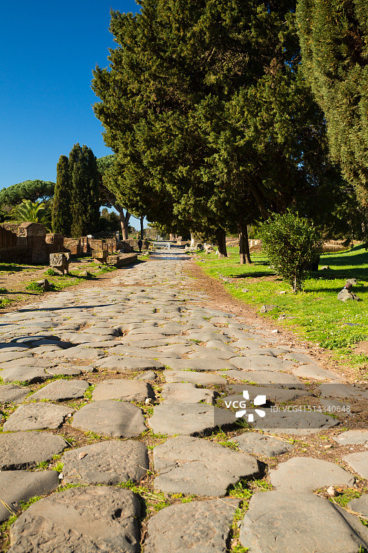 意大利罗马奥斯提亚·安提卡古罗马港口城市遗址图片素材