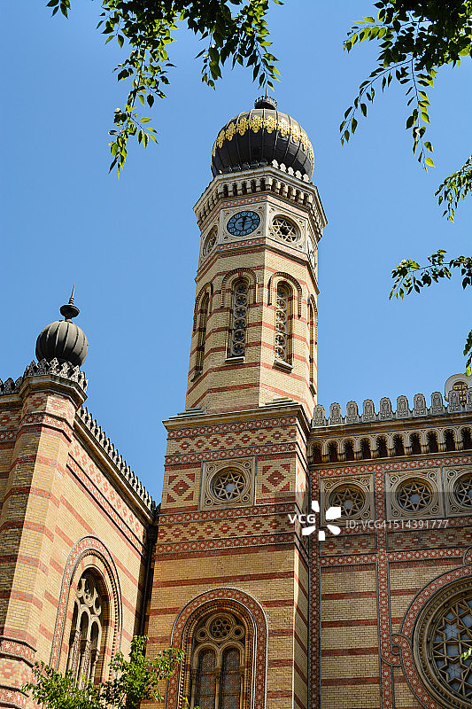 布达佩斯犹太会堂图片素材