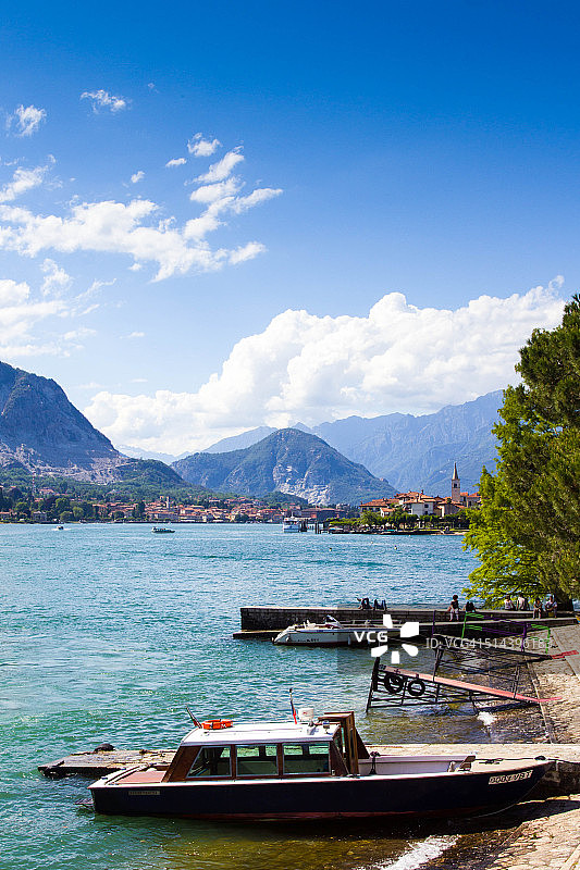 贝拉岛的船只图片素材