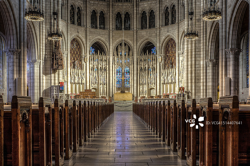 纽约市河滨教堂图片素材