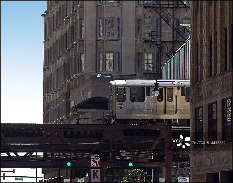 芝加哥环线汽车图片素材