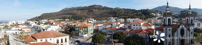 葡萄牙塞韦拉新镇全景图图片素材