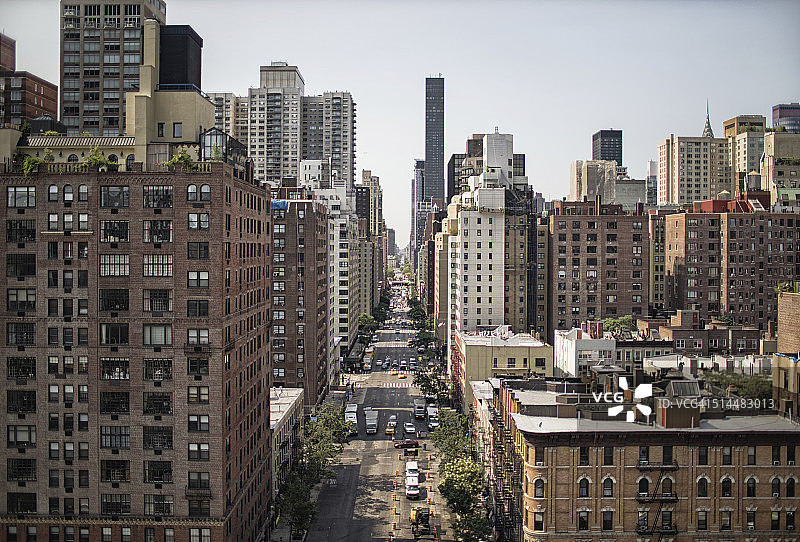 纽约市曼哈顿中城图片素材