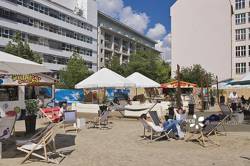 查理检查站海滩风光图片素材