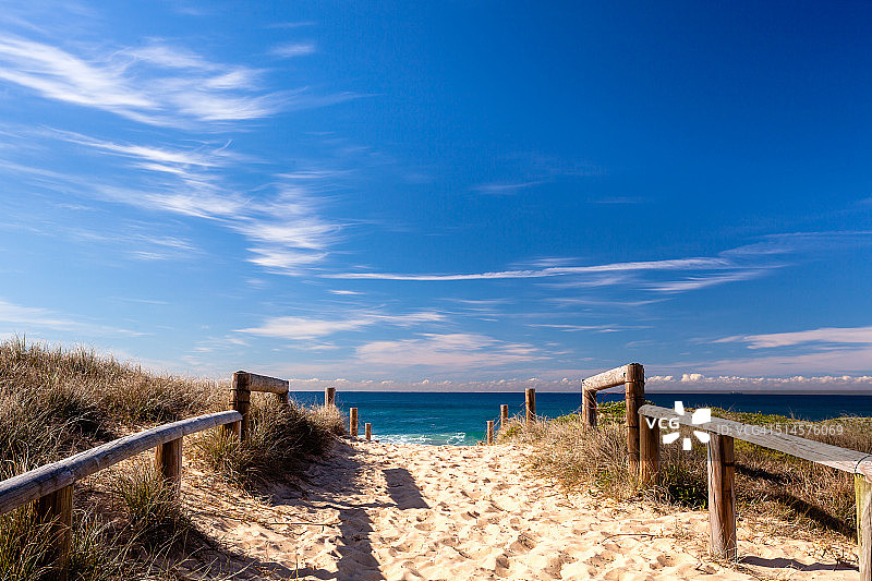 科尔科尔海滩走道图片素材