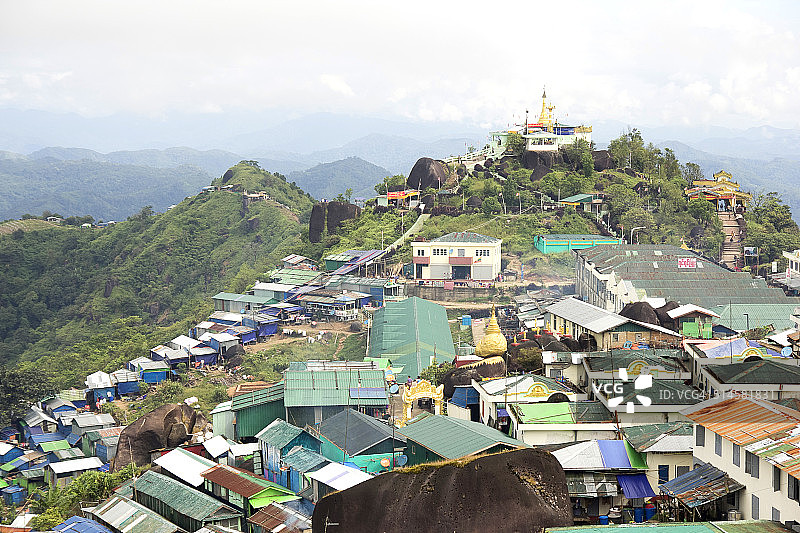 缅甸村庄图片素材