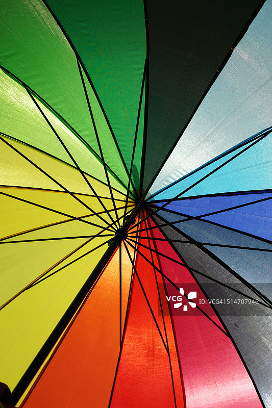 彩虹伞图片素材