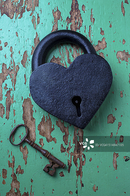 心形锁图片素材