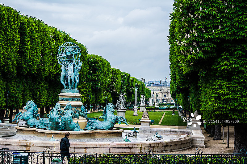 卢森堡花园图片素材