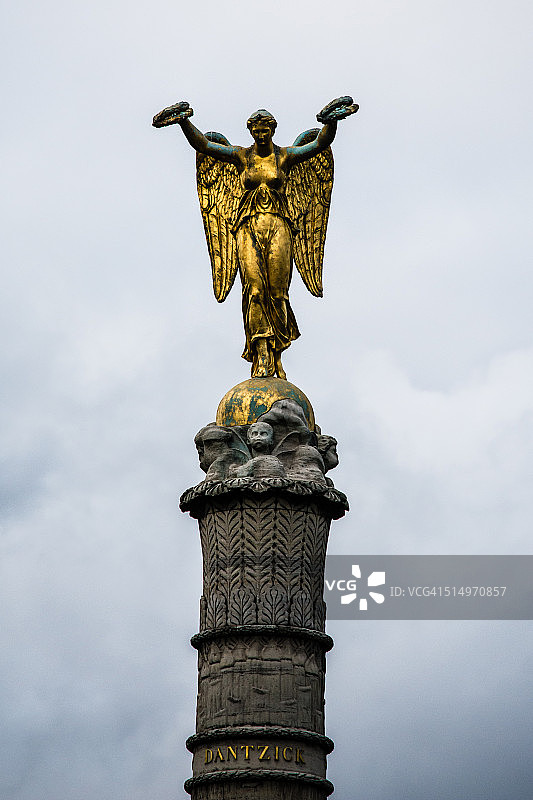 夏特莱喷泉图片素材