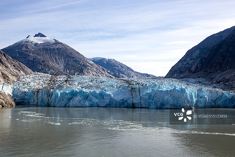 阿拉斯加道斯冰川图片素材