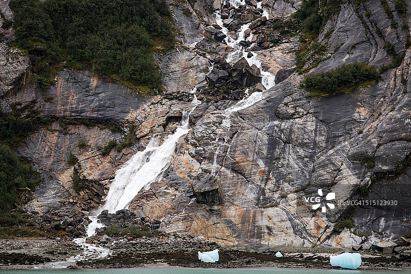 阿拉斯加恩迪科特峡湾风光图片素材