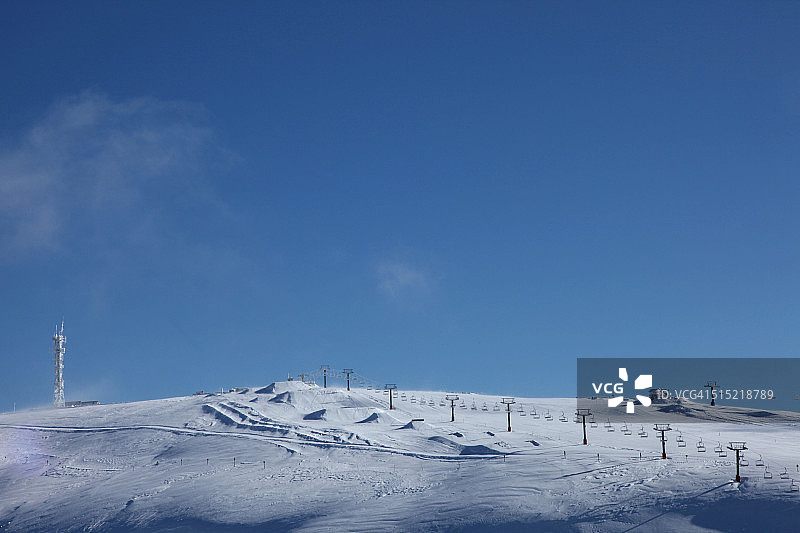 滑雪公园图片素材