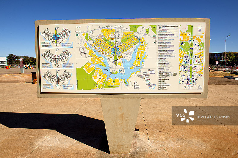 巴西利亚地图图片素材