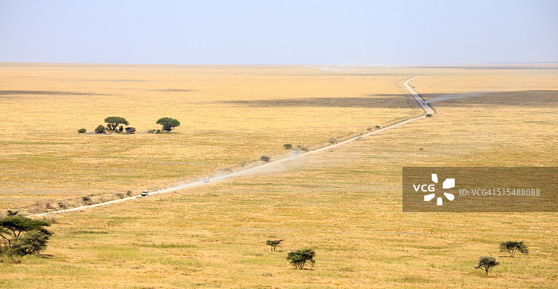 坦桑尼亚塞伦盖蒂国家公园的无垠土地图片素材