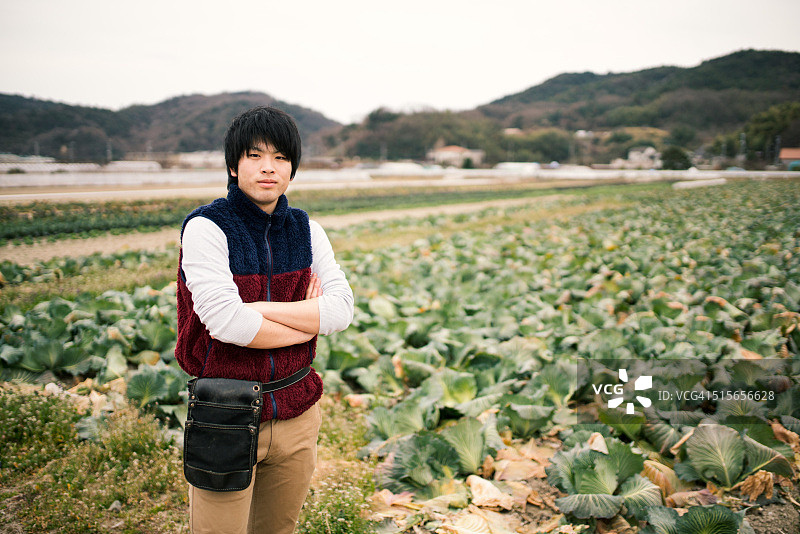 自信的年轻企业主肖像图片素材