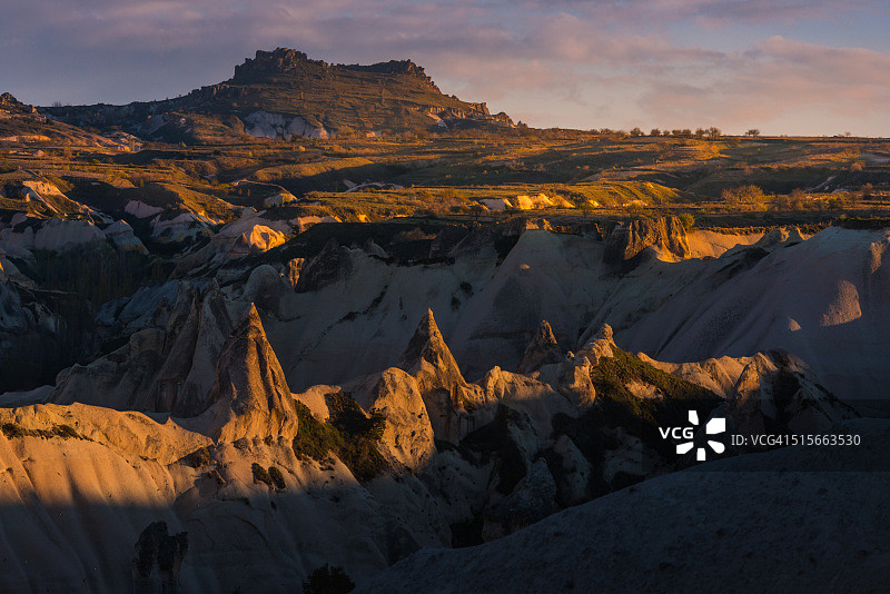 格雷梅独特的岩石地貌图片素材